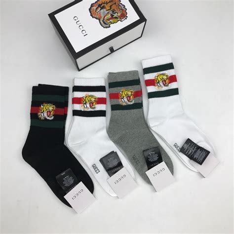 gucci not fake socks|gucci socks tiger black.